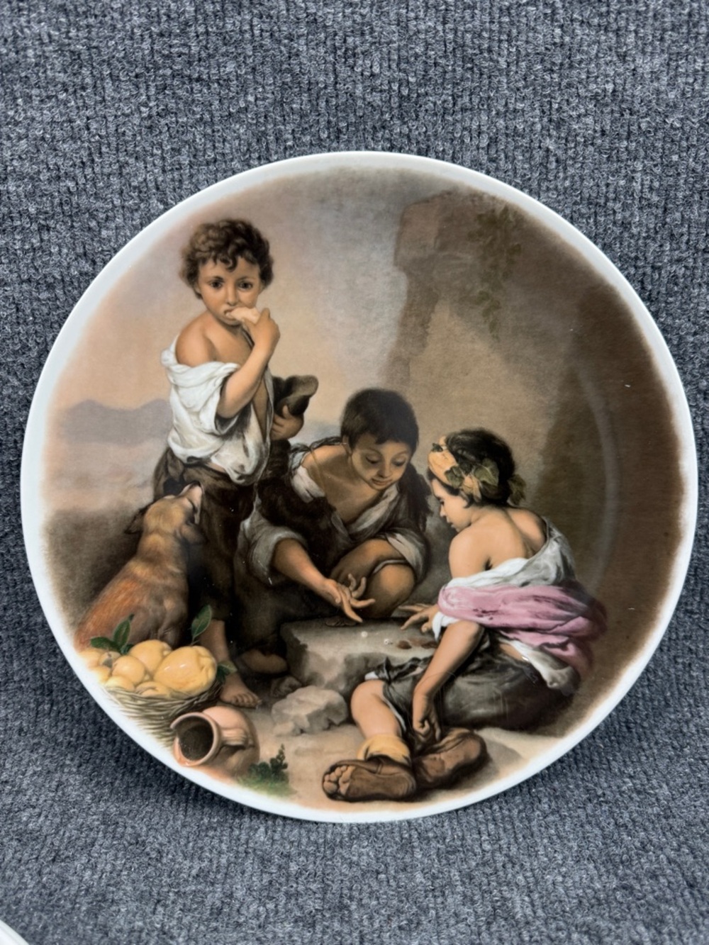 3 Vintage Bareuther Waldsassen Plates by Bartolome Esteban Murillo